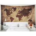 thumbnail image 3 of Tapiz de mapa del mundo para niños Tapiz de pared para estudiantes Tapiz de distribución geográfica mundial para hombres Tapiz de niños para arte de pared de dormitorio, 3 of 4