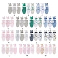 thumbnail image 2 of SILVERCELL Newborn Swadding Clothes Delivery Room Towels Baby Anti Startle and Jump Covers with Hat for 0-3M Infant, 2 of 3