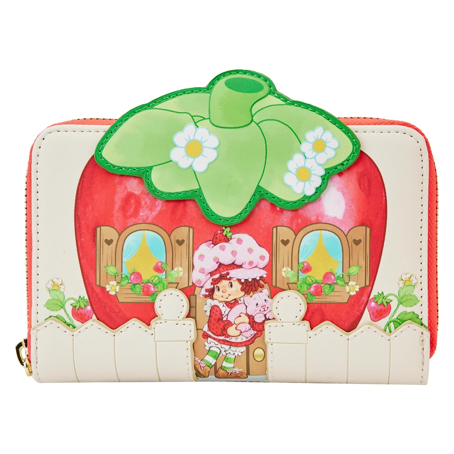 Loungefly Strawberry Shortcake Strawberry House & Custard Zip Around