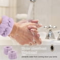 thumbnail image 3 of Diadema de spa para lavarse la cara y correa de muñeca a juego, diadema difusa para el cuidado de la piel para adolescentes y niñas, diadema suave para maquillaje facial para niños, 3 of 5