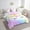 Blue Yellow, variant on Erosebridal Dreamy Unicorn Bedding Sets Full Size, Glitter Galaxy Comforter Sets with Sheets, Rose Flower Decor, Reversible 7pcs