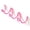Pink 3 hooks, variant on Light Blue Wavy Wall Mounted Coat Rack, Hook Wave Metal Wall Hanger, Decorative Wall Hook for Hats, Bags, Clothes, Entryway, Bedroom & Bathroom Organization