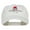 White, variant on Santa Coming Town Embroidered Low Cap - Black OSFM
