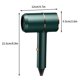 thumbnail image 2 of Secador de pelo iónico con tecnología de luz azul | Secador de pelo con termostato de alta potencia de 220 V | 2 ajustes de temperatura y 2 de velocidad | Ligero y silencioso para reducir el frizz y, 2 of 2
