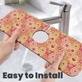 thumbnail image 6 of Sikiie Yellow Flowers Splash Guard for Sink Faucet-1 PC Super Absorbent Fast Drying Mat Sink Gadgets-Splash Guard for Kitchen, Sink Mat, 6 of 7