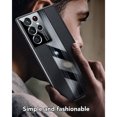 thumbnail image 4 of Couverture de téléphone portable Slim Full Full Body pour Samsung Galaxy avec matériau en cuir en silicone, 4 of 7