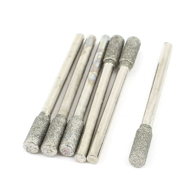 Unique Bargains Embout de Meulage pour Tête de Cylindre 3mm Tige 4mm 6 Pcs