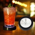 thumbnail image 3 of Posavasos luminoso con luces LED RGB para cerveza y bebidas. USB negro, 3 of 8