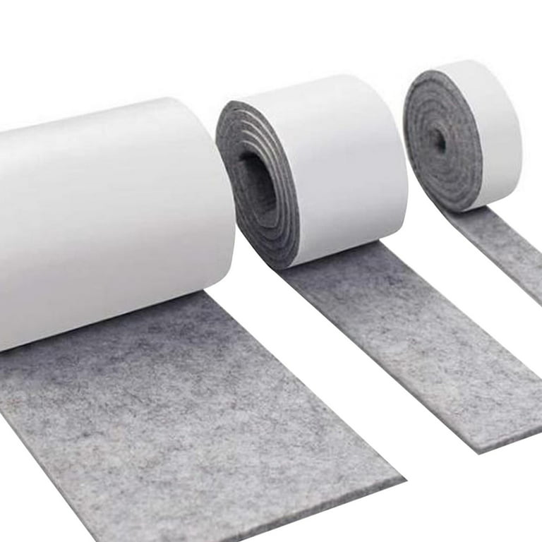 3 Pieces Self Adhesive Felt Tape Thick Sliding Pad Tape Polyester Felt  Strip - AliExpress
