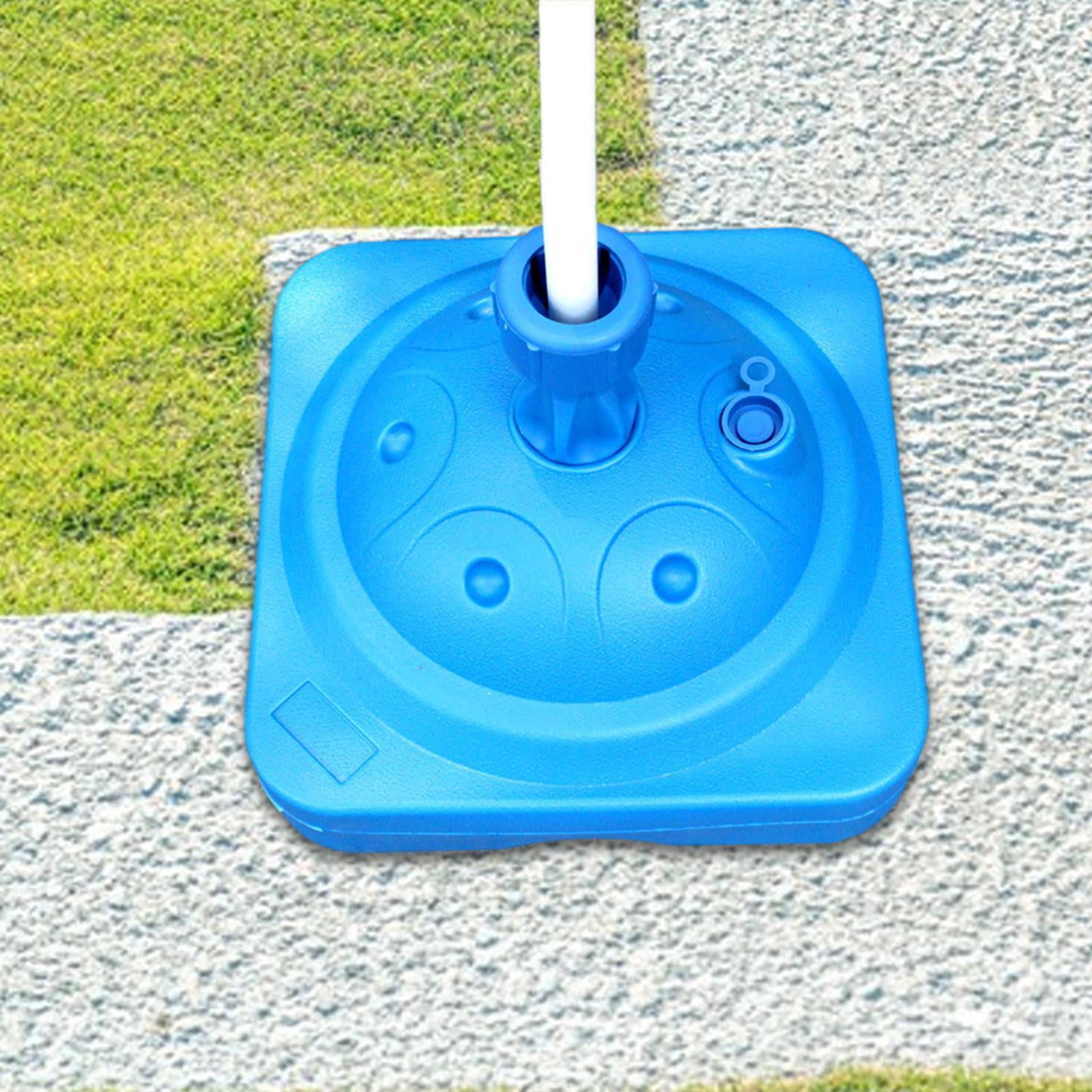YWMJZEU Parasol Stand Patio Umbrella Stand Multifunctional Umbrella Holder Water or Sand Blue