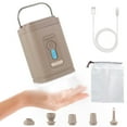 thumbnail image 3 of Electric Air Pump 1200mAh Inflator with 5 Nozzles and LED Light for Vacuum Storage Bags, 3 of 11