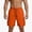 Orange, variant on Mens Hiking Cargo Shorts 7" Quick Dry Lightweight Waterproof Stretch Drawstring Beach Shorts with Zipper Pockets for Hiking Golf Casual Loose Fit Big and Tall Size XS-3XL Orange