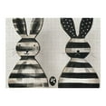 thumbnail image 5 of WYYP Rabbits Stripes Whimsical Wooden Puzzle Challenging Difficult Wood Puzzles for Adults 500 PCS, 5 of 6