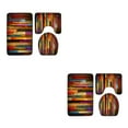 thumbnail image 1 of Maytalsory 1/2/3/5 Comfortable And Durable Bath Rug - Enjoy Luxurious Bath Experience Fashionable Fashion Bath Mat Set Q190816-B041 2PCS, 1 of 6
