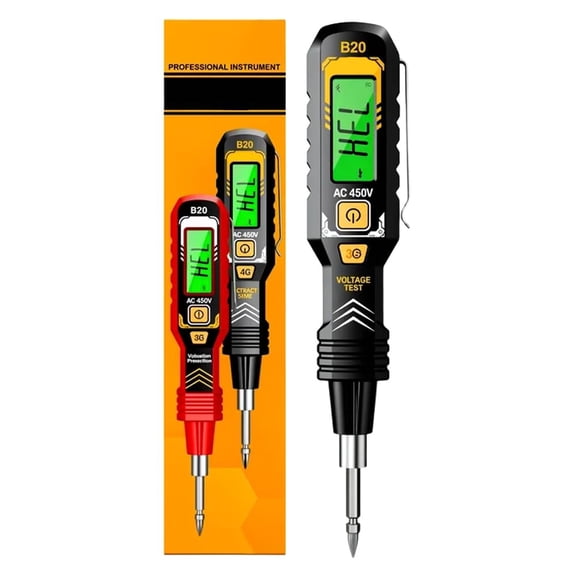 2026 New Non-Contact Voltage Tester with LCD Display, Electrical Tester Tool, Dual Range AC 11V/30V-1000V, Live/Null Wire Tester, Buzzer Alarm, Wire Breakpoint Finder