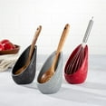 thumbnail image 3 of Embossed Upright Spoon Rest Utensil Holder, 3 of 8