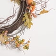 thumbnail image 4 of SAFAVIEH Faux 24 Inch Oak Leak Wreath W/ Pumpkins, Multi, 4 of 6