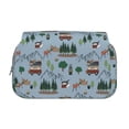 thumbnail image 2 of Easygdp Camping Caravan para Estuche de Lápices con Tapa Flip, Suministros de Oficina y Universidad para Adolescentes y Adultos, 2 of 7