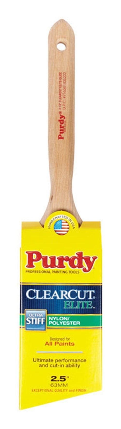 Purdy Clearcut Elite Glide 21/2 in. W Angle Trim Paint Brush Walmart