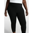 thumbnail image 4 of Terra & Sky Women's Plus Size Capri Legging, Sizes 0X-5X, 4 of 5
