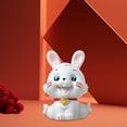 thumbnail image 4 of Estatua de conejo para el Año Nuevo chino, figura de animal, adorno artesanal para el Festival de Primavera Sesión, 4 of 9