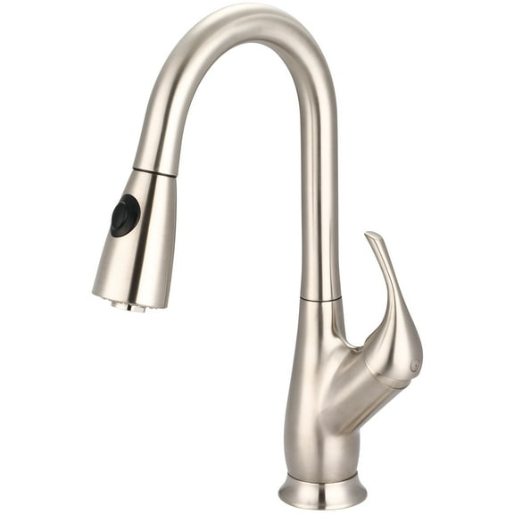 Pioneer Faucets 2Lg250 Legacy 1.5 GPM Single Hole Kitchen Faucet - Nickel