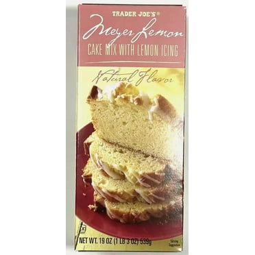 Meyer Lemon Cake Mix with Lemon Icing Mix 19 oz exp 8/2025