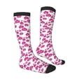 thumbnail image 3 of Picia Women Crew Soft Moisture-wicking Socks Orchids Flowers Pattern Design Cotton Socks, One Size fit All, 3 of 9