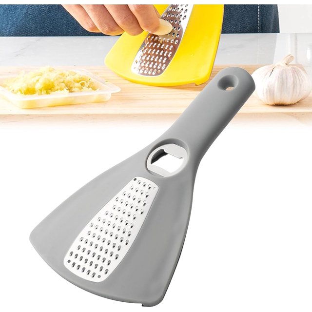 Rallador de ajo nuevo xinyu abrelatas de acero inoxidable multifunción 3 en 1 gris