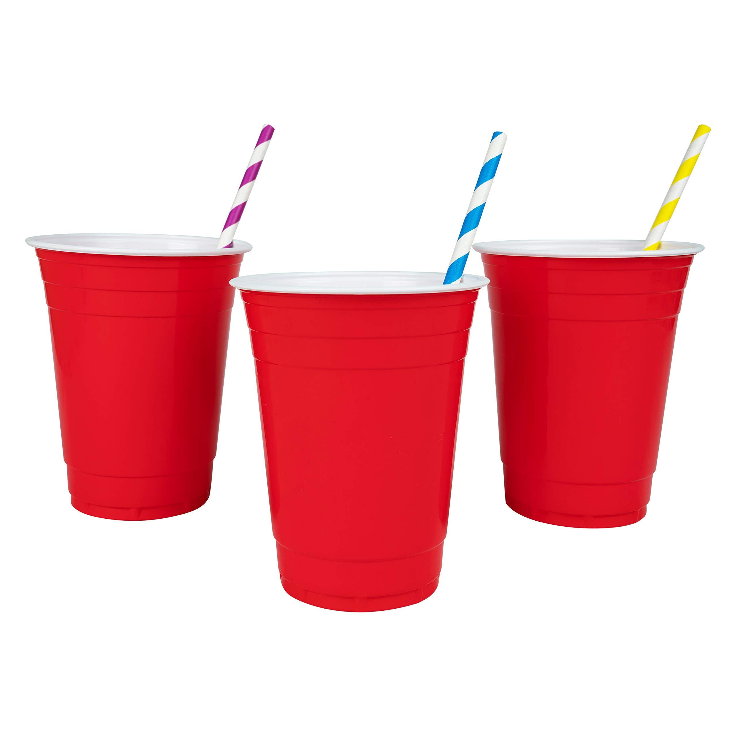 Glad Everyday 18 Oz. Red Plastic Cups (40-Count) - Power Townsend Company