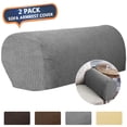 thumbnail image 2 of 2Pcs Stretch Armrest Covers Slipcovers Sofa Couch Chair Furniture Washable Furniture Protector, 2 of 5
