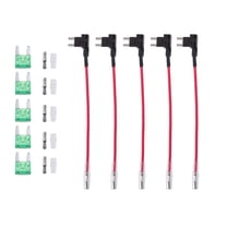 Unique Bargains 5 Set Universal Car Fuse Tap and Circuit Adapters 12V with 30A Mini Blade Type Fuses