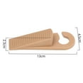 thumbnail image 3 of BE-TOOL 1/5 Pcs Rubber Door Stop Door Wedge Door Stopper Doorstops Protector Home Office Hardware Pink, 3 of 8