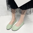 thumbnail image 1 of TOWED22 Ballerines pour Femmes, Chaussures Plates pour Femmes Bout Rond Ballerines Chaussures Plates Femmes Ballerines Habillées pour Femmes Chaussures Plates Nues, Vert, 1 of 5