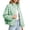 Green(Womens Outerwear), variant on GUACER Womens Polka Dot Jackets Casual Waterproof Collared Zip Up Cropped Long Sleeve Outerwear with Pockets