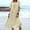 Khaki, variant on Dresses for Women Loose Fashion Casual Round-Neck Solid Short Sleeve Mid-Length Sleeve Size Dress XL-4XL