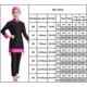 thumbnail image 5 of Traje de baño islámico niños niñas modesto cubierta completa traje de baño musulmán playa Burkini, 5 of 5