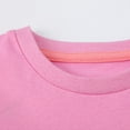 thumbnail image 4 of SGFCWSX Girls Long Sleeve Tops Round Neck Shirts Kids Fall Casual T-Shirts Pink Size 5 Years, 4 of 7