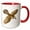 Red/White, variant on , Cozumel Thrasher, 15oz Two-tone Blue Mug