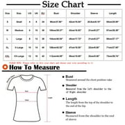 JINMGG Womens Tops Blouses for Women Plus Size Fashion Casual Solid Color Printing V-Neck Short Sleeve T-Shirt Tops on