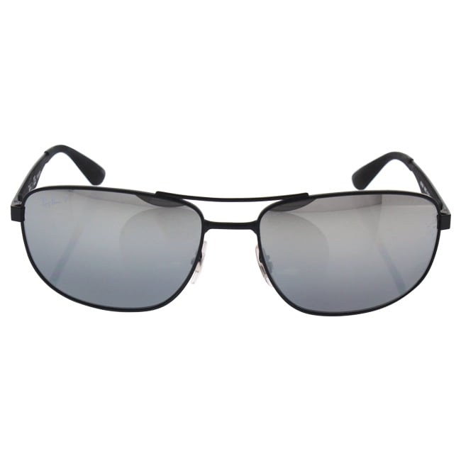 Danger fact Lean Ray Ban RB 3528 006/82 - Black/Silver Polarized by Ray Ban for Men -  61-17-145 mm Sunglasses - Walmart.com