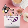 thumbnail image 3 of Oh The Places You'll Go Makeup Bag Graduation Gift Inspirational Gifts for Graduates Cosmetic Bags Makeup Travel Case, 3 of 5