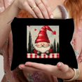 thumbnail image 3 of Pratyus Gnome Theme Tote Bag Valentine Gift Pink Love Cosmetic Bag for Women Friends Travel Essentials Ladies Accessories Black, 3 of 6