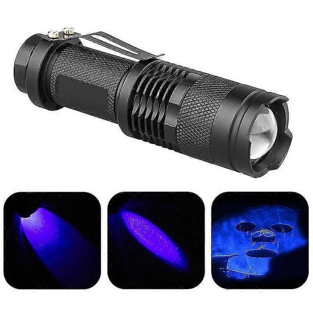 Purple light Flashlight Led Ultra Violet Uv 365 Nm Blacklight Flashlight Inspection Lamp Torch