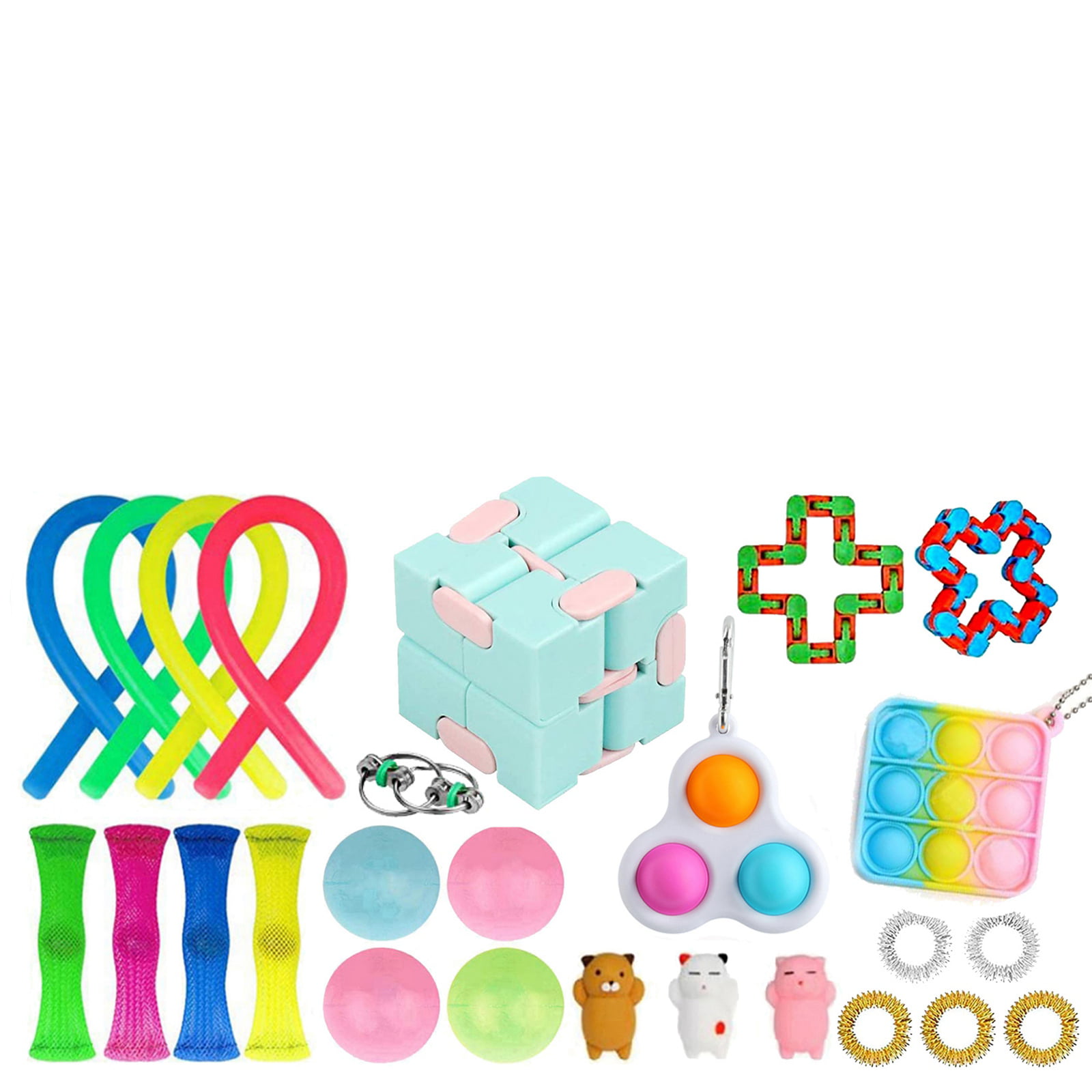 4-26PCS Fidget Toys Set Sensory Tools Bundle Stress Relief Hand Kids Adults Toy 