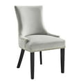 thumbnail image 2 of Modway Marquis 20.5" Velvet Dining Side Chairs in Dusty Rose Pink (Set of 2), 2 of 9