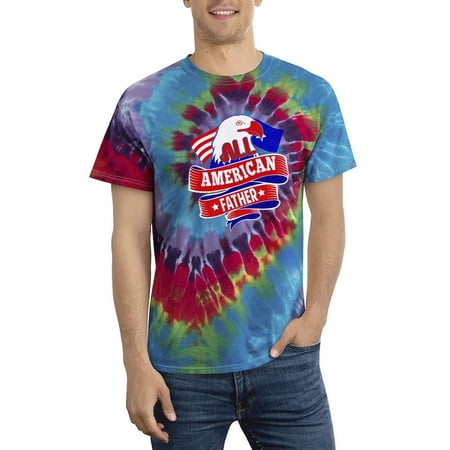 All American Father. Tie Dye Spiral Men -Image by Shutterstock Male Medium