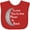 Red, variant on Inktastic I Love You to the Moon & Back. Boys or Girls Baby Bib
