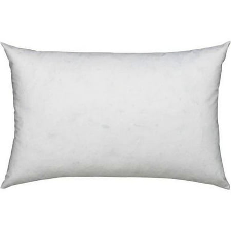 100% Cotton Cover Highest Quality, Feather & Down Pillow, Best use for Decorative Pillows & for Firm Sleepers, Dust Mite Resistant (not polyester (Best Way To Use Av Shaped Pillow)