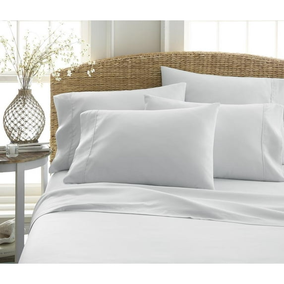 Simply Soft Solid Microfiber Sheet Sets, Twin, Gray, 6-Pieces